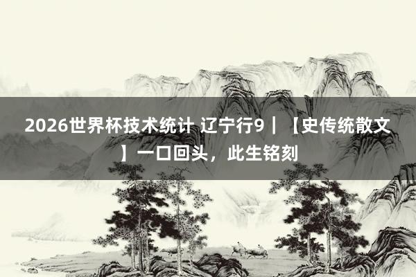 2026世界杯技术统计 辽宁行9｜【史传统散文】一口回头，此生铭刻