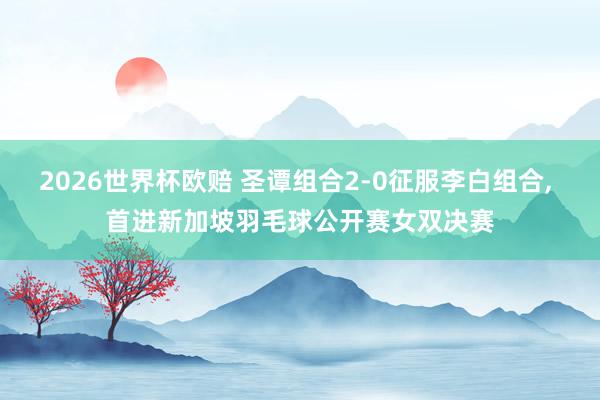 2026世界杯欧赔 圣谭组合2-0征服李白组合， 首进新加坡羽毛球公开赛女双决赛