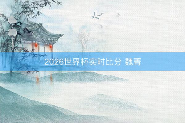 2026世界杯实时比分 魏菁